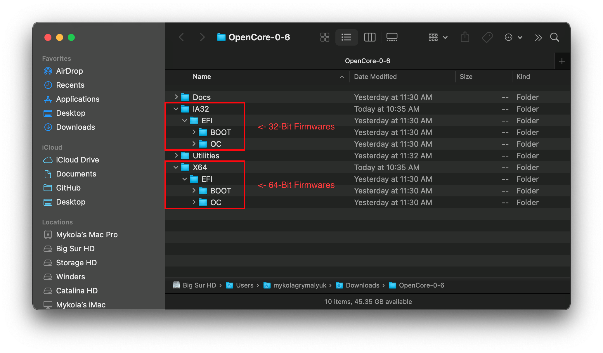 opencore pkg