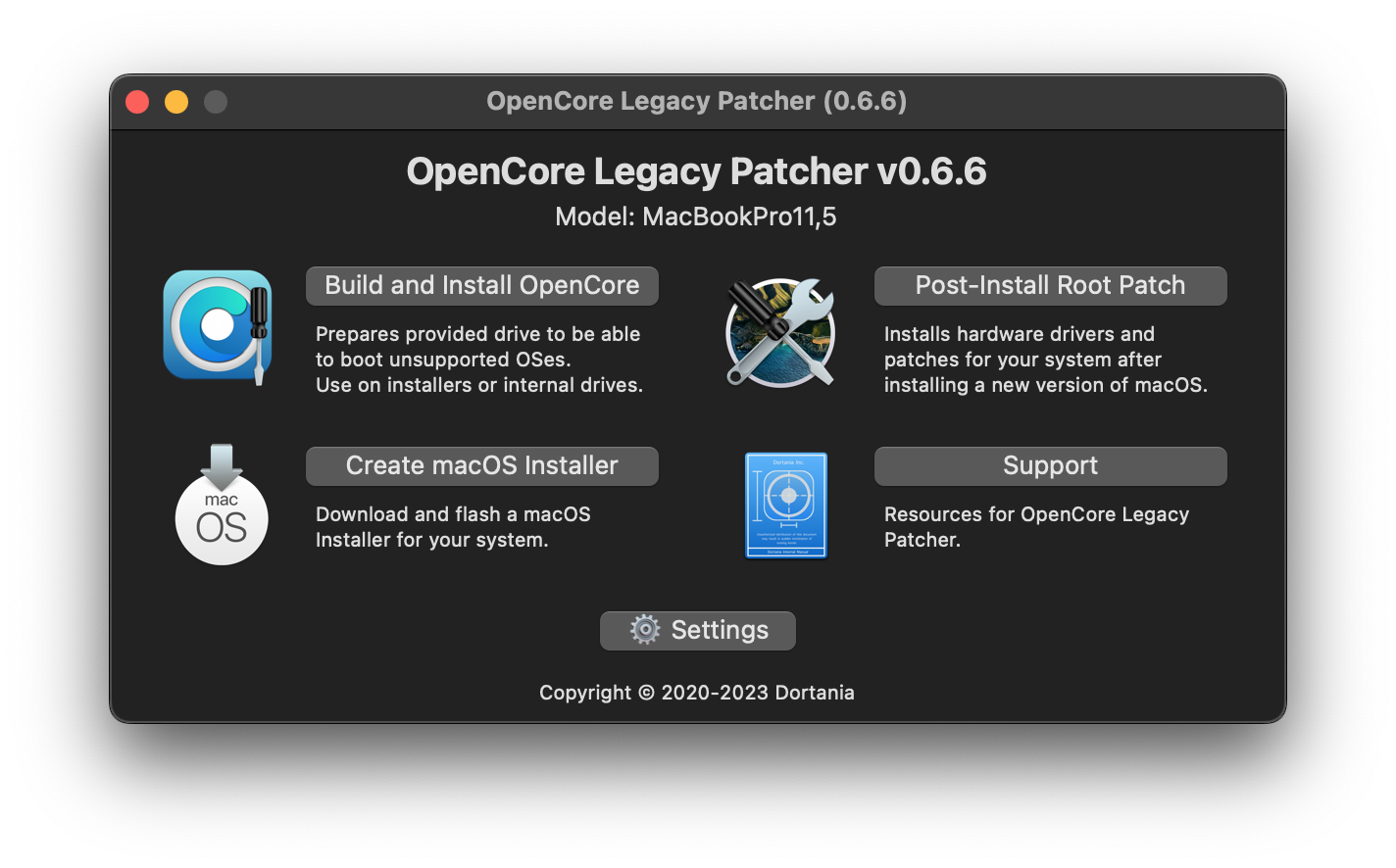 opencore legacy patcher ventura download