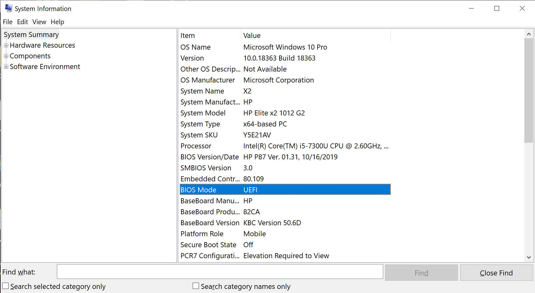 Msinfo32 Uefi Bios Mode Live Wifislax vrogue.co